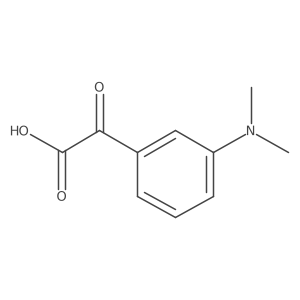 2-[3-(Dimethylamino)phenyl]-2-oxoacetic acid Structure