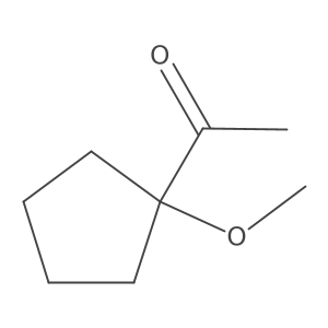 1-(1-Methoxycyclopentyl)ethan-1-one结构式