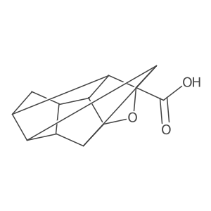 5-Oxahexacyclo[5.4.1.02,6.03,10.04,8.09,12]dodecane-4-carboxylic acid结构式