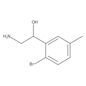 2-Amino-1-(2-bromo-5-methylphenyl)ethan-1-ol Structure