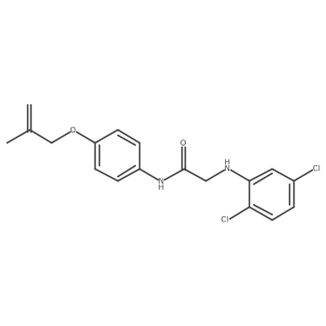 Acetamide, 2-[(2,5-dichlorophenyl)amino]-N-[4-[(2-methyl-2-propen-1-yl)oxy]phenyl]-结构式