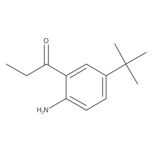 1-(2-Amino-5-tert-butylphenyl)propan-1-one Structure