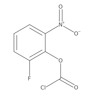2-Fluoro-6-nitrophenyl chloroformate Structure