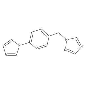 1-(1H-Imidazole-1-yl)-4-(1H-1,2,4-triazole-1-ylmethyl)benzene结构式