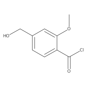 4-(Hydroxymethyl)-2-methoxybenzoyl chloride结构式