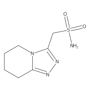 {5H,6H,7H,8H-[1,2,4]triazolo[4,3-a]pyridin-3-yl}methanesulfonamide结构式
