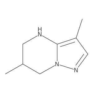 3,6-Dimethyl-4H,5H,6H,7H-pyrazolo[1,5-a]pyrimidine Structure