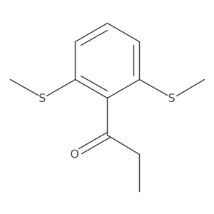 1-(2,6-Bis(methylthio)phenyl)propan-1-one结构式