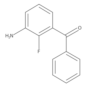 (3-Amino-2-fluorophenyl)phenylmethanone结构式