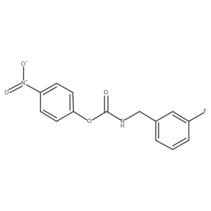 4-Nitrophenyl (3-fluorobenzyl)carbamate结构式