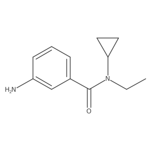 3-amino-N-cyclopropyl-N-ethylbenzamide Structure