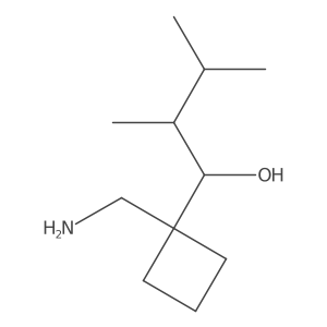 1-[1-(Aminomethyl)cyclobutyl]-2,3-dimethylbutan-1-ol Structure