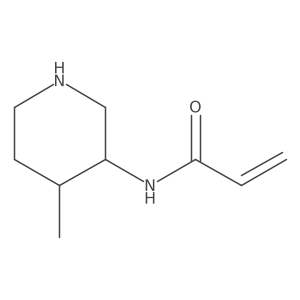 N-(4-Methylpiperidin-3-yl)prop-2-enamide结构式