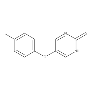 5-(4-Fluorophenoxy)pyrimidine-2-thiol Structure