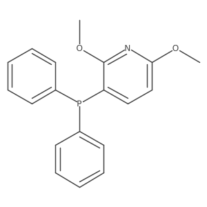 3-(Diphenylphosphino)-2,6-dimethoxypyridine结构式