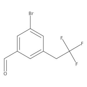 3-Bromo-5-(2,2,2-trifluoroethyl)benzaldehyde Structure