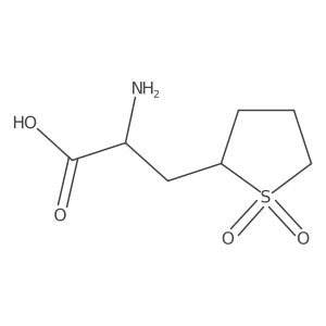 (2S)-2-amino-3-(1,1-dioxo-1lambda6-thiolan-2-yl)propanoic acid Structure