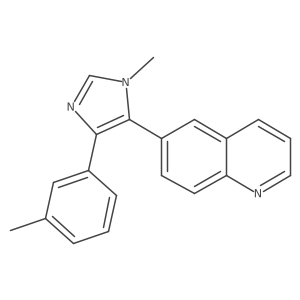 6-(1-Methyl-4-(m-tolyl)-1H-imidazol-5-yl)quinoline Structure