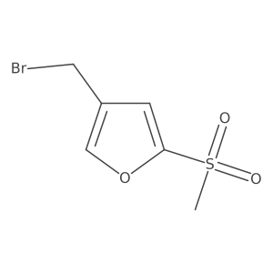 4-(Bromomethyl)-2-methanesulfonylfuran Structure