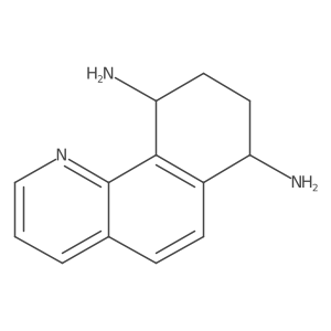 (7R,10S)-7,8,9,10-tetrahydrobenzo[h]quinoline-7,10-diamine (racemic)结构式