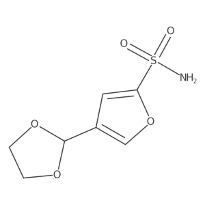 4-(1,3-Dioxolan-2-yl)-2-furansulfonamide Structure
