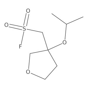 [3-(Propan-2-yloxy)oxolan-3-yl]methanesulfonyl fluoride Structure