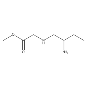 Methyl 2-[(2-aminobutyl)amino]acetate Structure