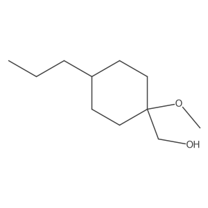 (1-Methoxy-4-propylcyclohexyl)methanol结构式