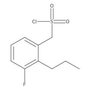 (3-Fluoro-2-propylphenyl)methanesulfonyl chloride Structure