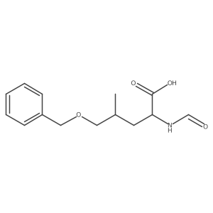 5-(Benzyloxy)-2-formamido-4-methylpentanoic acid Structure