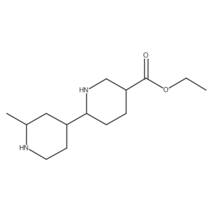 Ethyl 6-(2-methylpiperidin-4-yl)piperidine-3-carboxylate Structure
