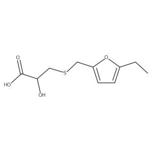 3-{[(5-Ethylfuran-2-yl)methyl]sulfanyl}-2-hydroxypropanoic acid结构式