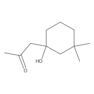 1-(1-Hydroxy-3,3-dimethylcyclohexyl)propan-2-one Structure