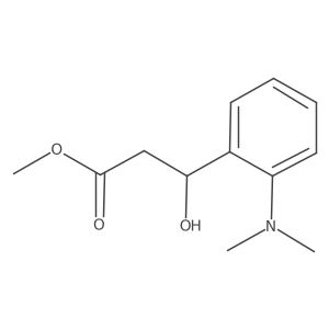 methyl (3R)-3-[2-(dimethylamino)phenyl]-3-hydroxypropanoate Structure
