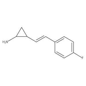 rac-(1R,2S)-2-[2-(4-fluorophenyl)ethenyl]cyclopropan-1-amine结构式