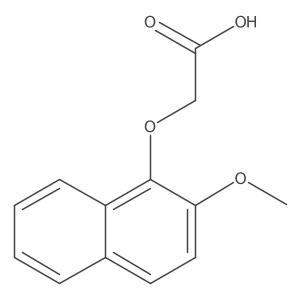 2-[(2-Methoxynaphthalen-1-yl)oxy]acetic acid Structure