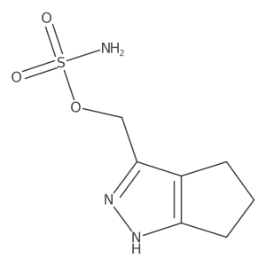 {1H,4H,5H,6H-cyclopenta[c]pyrazol-3-yl}methyl sulfamate结构式