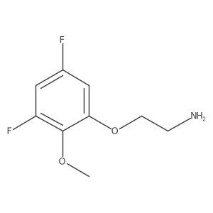 2-(3,5-Difluoro-2-methoxyphenoxy)ethan-1-amine Structure