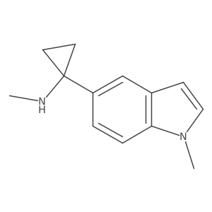 N-methyl-1-(1-methyl-1H-indol-5-yl)cyclopropan-1-amine Structure