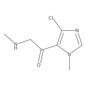 1-(4-chloro-1-methyl-1H-imidazol-5-yl)-2-(methylamino)ethan-1-one Structure