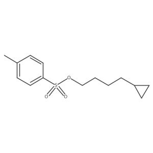 4-Cyclopropylbutyl 4-methylbenzene-1-sulfonate结构式