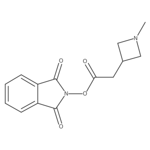 1,3-dioxo-2,3-dihydro-1H-isoindol-2-yl 2-(1-methylazetidin-3-yl)acetate Structure