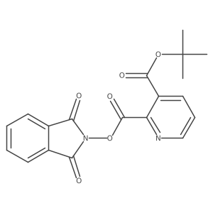 3-tert-butyl 2-(1,3-dioxo-2,3-dihydro-1H-isoindol-2-yl) pyridine-2,3-dicarboxylate结构式