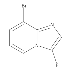 8-Bromo-3-fluoroimidazo[1,2-a]pyridine结构式
