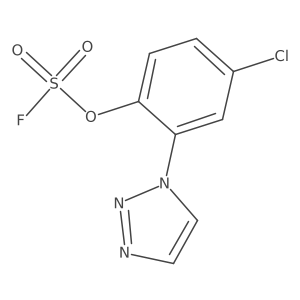 1-(5-Chloro-2-fluorosulfonyloxyphenyl)triazole结构式