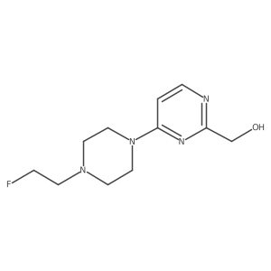 {4-[4-(2-Fluoroethyl)piperazin-1-yl]pyrimidin-2-yl}methanol Structure