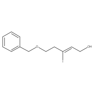 (2Z)-3-Iodo-5-(phenylmethoxy)-2-penten-1-ol Structure