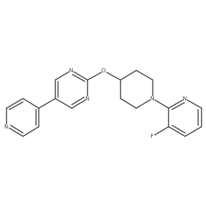 2-{[1-(3-Fluoropyridin-2-yl)piperidin-4-yl]oxy}-5-(pyridin-4-yl)pyrimidine Structure