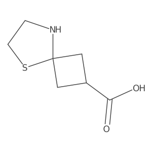 5-Thia-8-azaspiro[3.4]octane-2-carboxylic acid结构式