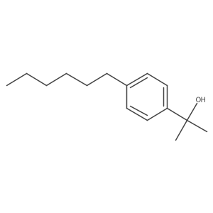 2-(4-Hexylphenyl)-2-propanol Structure